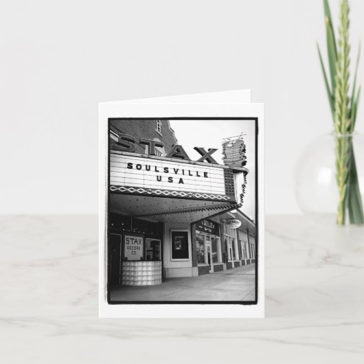 Stax Records-Kaart Kaart (Voorkant)