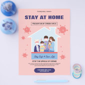 Stay At Home Flyer (Enkel)