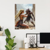 Stay Back Poster (Thuiskantoor)