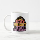 Stay Bright, Stay Divergent Koffiemok (Links)