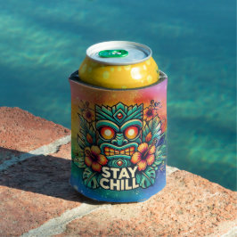 Stay Chill Tiki Koelbox – Tropische Drink Houder Blikjeskoeler