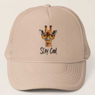 Stay Cool - Giraffe met zonnebril Illustratie Trucker Pet