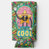 Stay Cool Retro Pop Art Can Cooler (Voorkant)