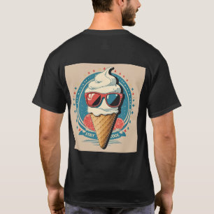Stay Cool - Sunglass Cone Zomerse T-shirt