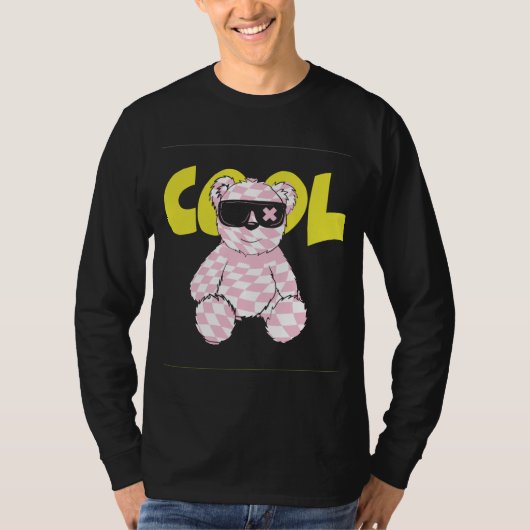 Stay Cool Teddy Bear T-shirt (Voorkant)