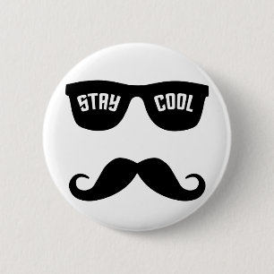 STAY COOL-toets Ronde Button 5,7 Cm