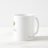 Stay Cosmic Minimal Space Typography Coffee Mug (Devant droit)