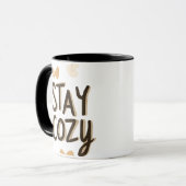 Stay Cozy Mug | Hygge Lifestyle Comfort Gift (Devant gauche)
