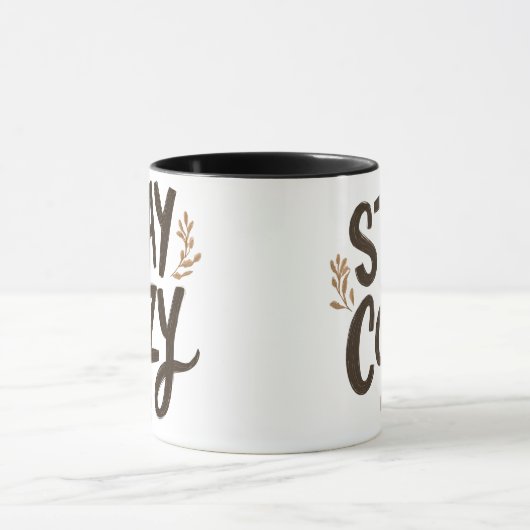 Stay Cozy Mug | Hygge Lifestyle Comfort Gift Mok (Midden)