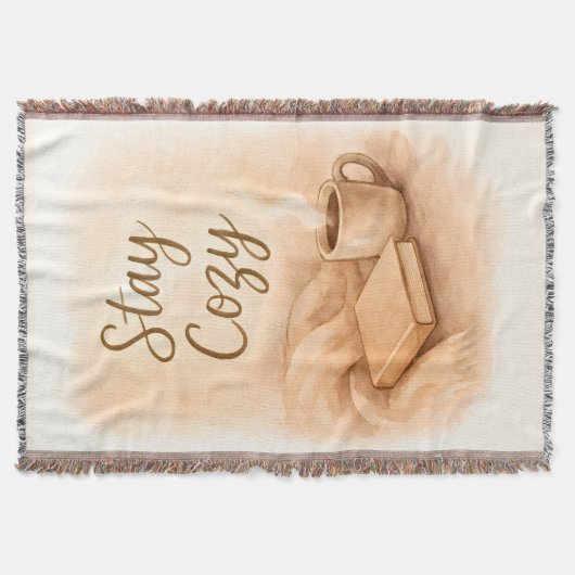  Stay cozy Throw Blanket Deken (Voorkant)