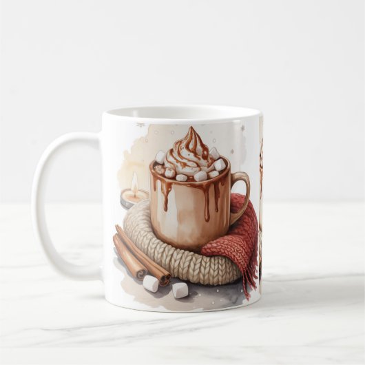 Stay Cozy - Watercolor Winter Mug (Gauche)
