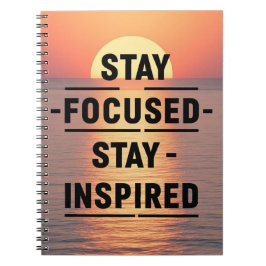 Stay Focused-Stay Inspired optie 2 Notitieboek