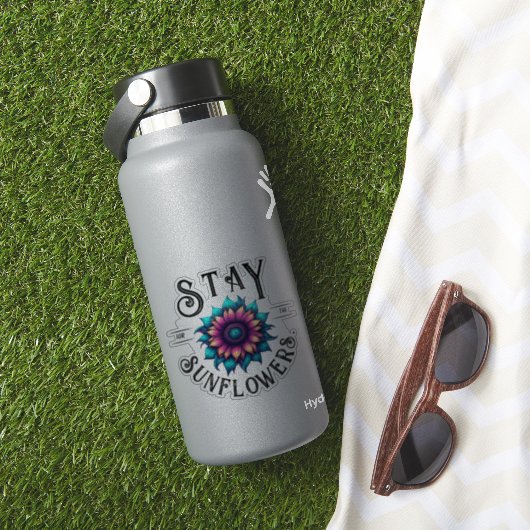 Stay for the Sunflowers Sticker (HydroFlask Insitu)