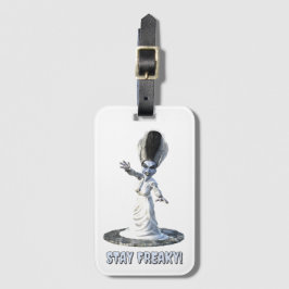 Stay Freaky! Bride of Frankenstein Bagagelabel