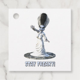 Stay Freaky! Bride of Frankenstein Bedankjes Labels
