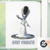 Stay Freaky! Bride of Frankenstein Raamsticker (Huis)