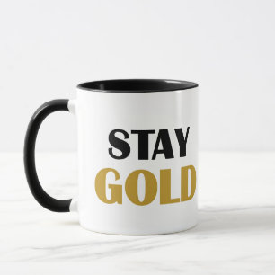STAY GOLD Inspirerend koffie Mok