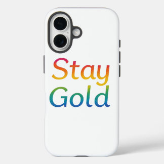 Stay Gold iPhone Hoesje