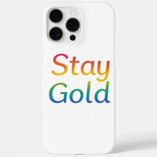 Stay Gold iPhone Hoesje