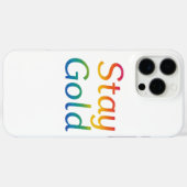 Stay Gold iPhone Hoesje (Achterkant (horizontaal))