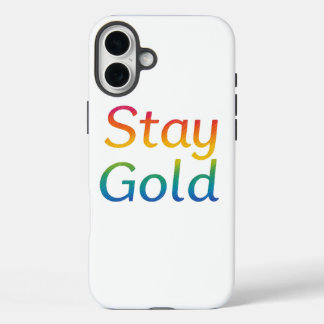 Stay Gold iPhone Hoesje