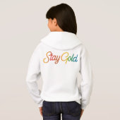 Stay Gold - Multicolor Inspiration Typographie (Dos entier)