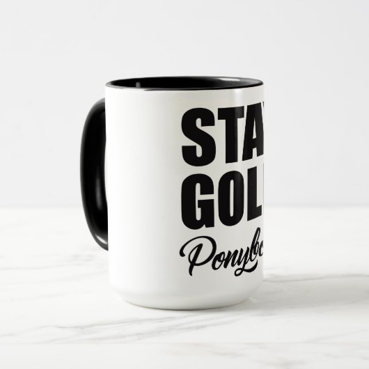 Stay Gold Ponyboy Coffee Mug (Devant gauche)