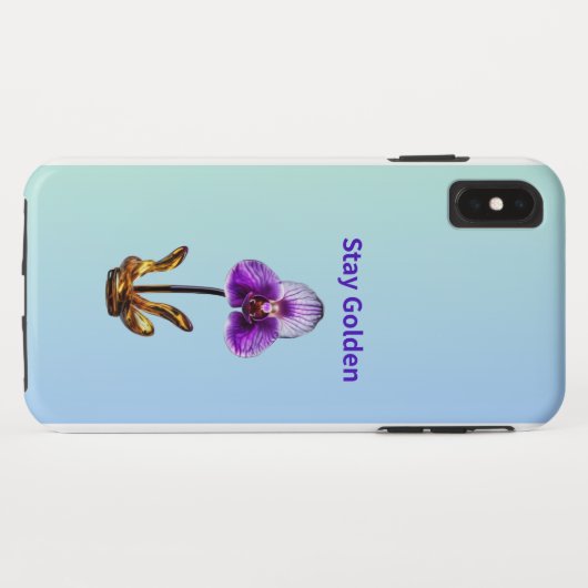 Stay Golden Orchid Case-Mate iPhone Case (Achterkant (horizontaal))