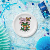 Stay Groovy Frog Papieren Bordje (Feest)