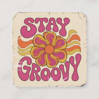 Stay Groovy Informatiekaartje