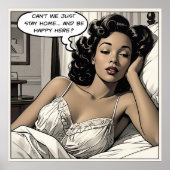 Stay Home 1950 Romance Comic Poster (Voorkant)