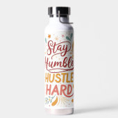 Stay Humble Hustle Hard Water Bottle – Motivattion Waterfles (Links)