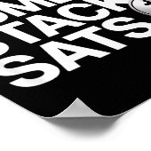 Stay Humble Stack Sats  Poster (Hoek)