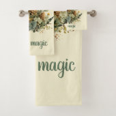 Stay in Magic Winter Moon Design Bad Handdoek (Insitu)