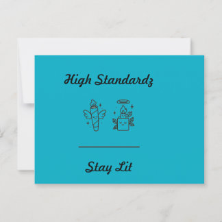 Stay lit! briefkaart