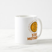 Stay Motivated Bitcoin Mug (Devant droit)