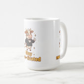 Stay Motivated Cow Mug (Devant droit)