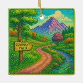 Stay on the Covenant Path Keramisch Ornament (Voorkant)