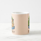 Stay Perky Cute Dog Ceramic Coffee Mug (Centre)