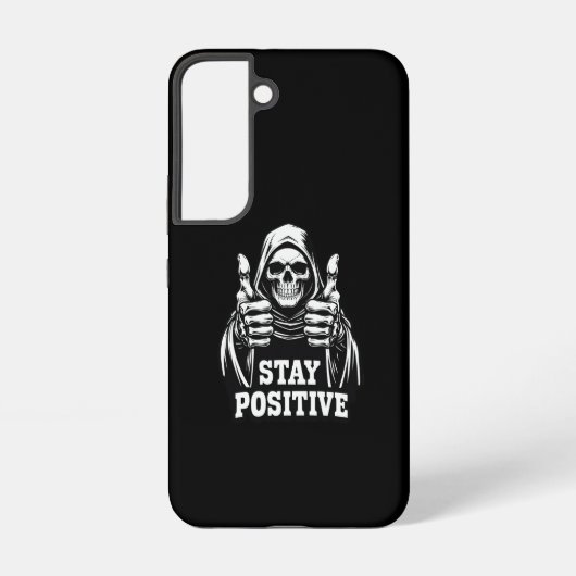 Stay Positive Samsung Galaxy Hoesje (Achterkant)