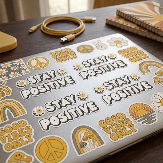 Stay Positive Sticker