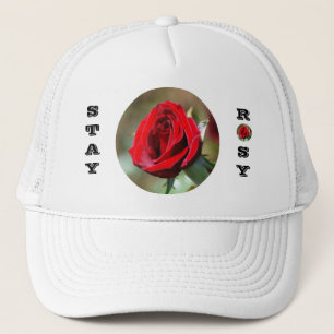 Stay Rosy Red Rose Casquette