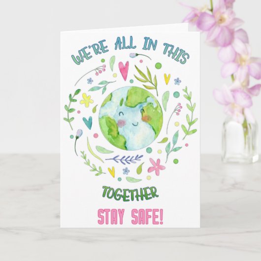 Stay Safe! Kaart (Orchidee)