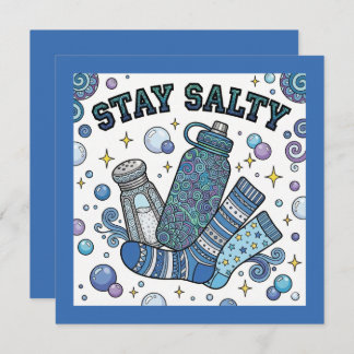 Stay Salty Dysautonomia/POTS Personalized Card Feestdagenkaart