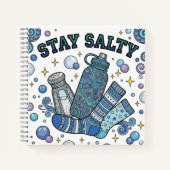 Stay Salty Dysautonomia Spiral Notebook Notitieboek (Voorkant)