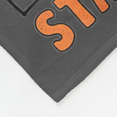 Stay Sitive Skeleton Halloween Motivational Funny Fleece Deken (Hoek)