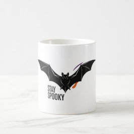 Stay Spooky Bat - Minimalistische moderne Hallowee Koffiemok