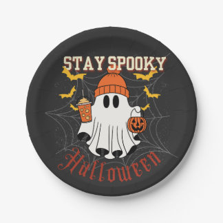 Stay Spooky Ghost Halloween  Papieren Bordje