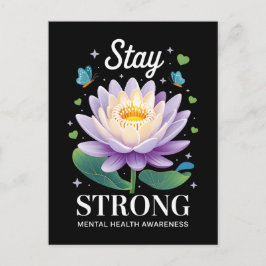 Stay Strong – Mental Health Awareness Wellness Sup Briefkaart