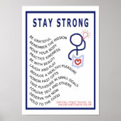 Stay Strong Poster (Devant)
